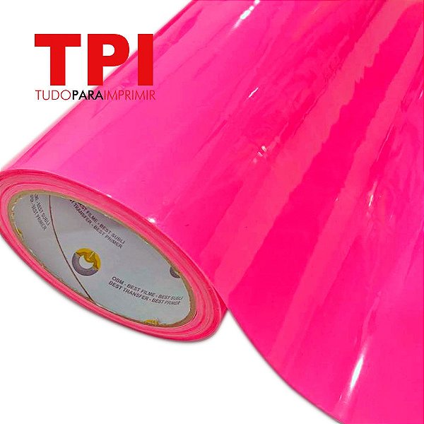 Filme OBM de Recorte Neon Pink
