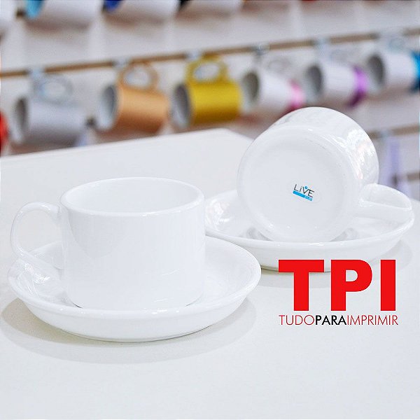Xícara com Pires 147ml - Live