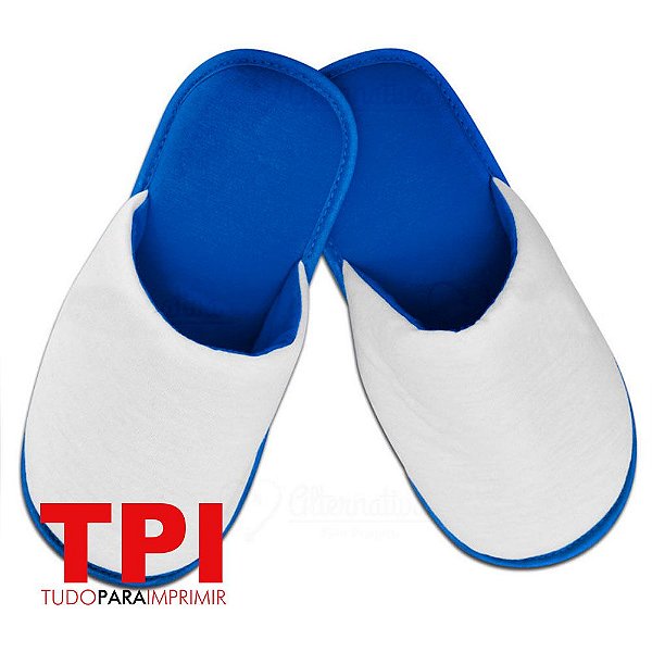Pantufa Azul Royal