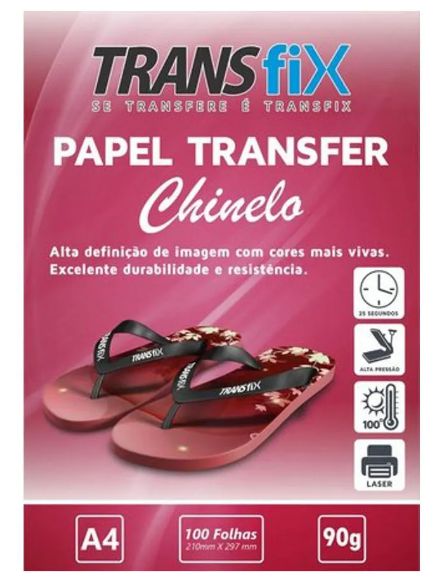 Transfer Laser para Chinelo - Pct com 100 fls