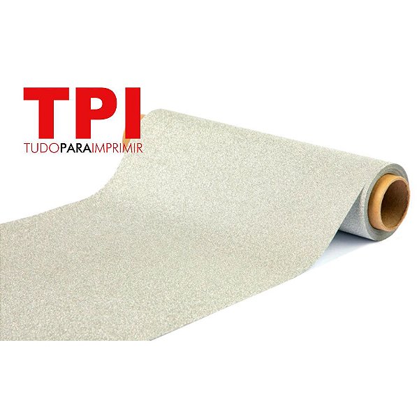 Bopp Glitter Prata 22cm x 1m