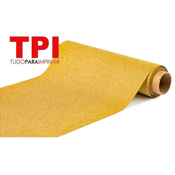 Bopp Glitter Ouro 22cm x 1m