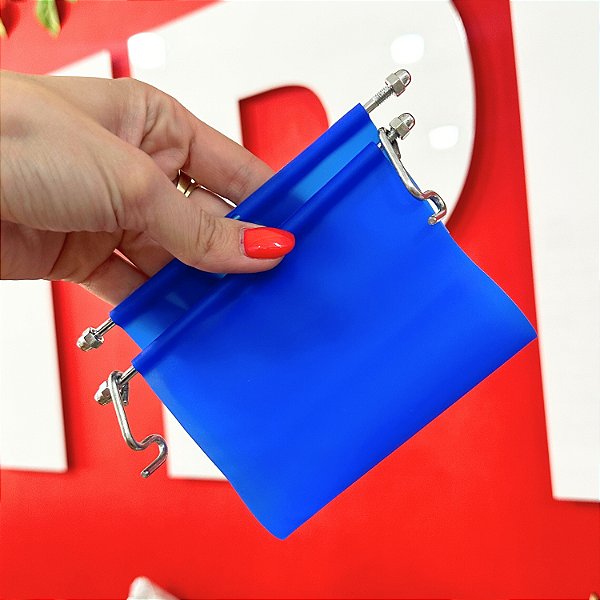 Manta de Silicone Azul para Prensa Cilíndrica