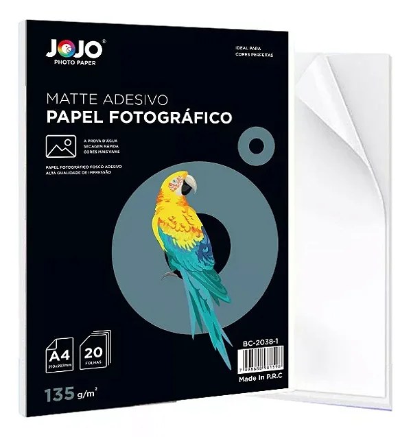 Adesivo Matte - Pct c/ 20 fls