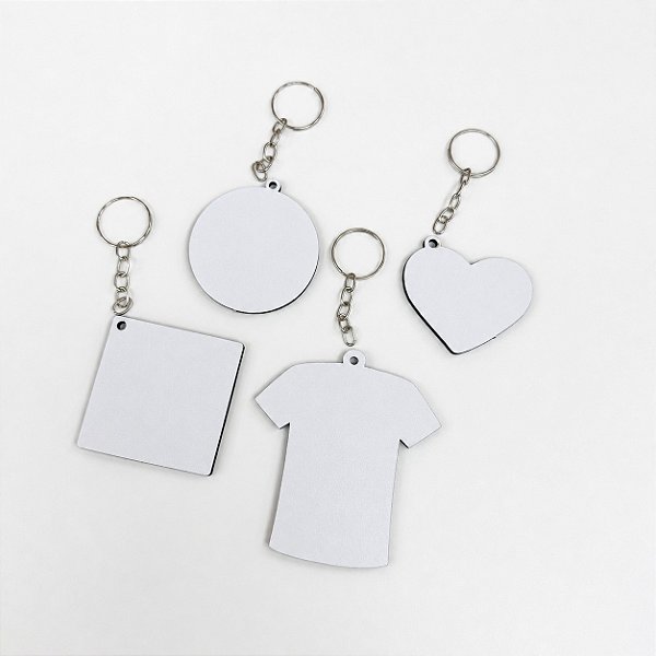 Chaveiro MDF Dupla Face | Pct c/ 5
