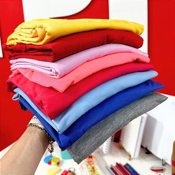 Camiseta Plus Size Colorida Adulto Poliester