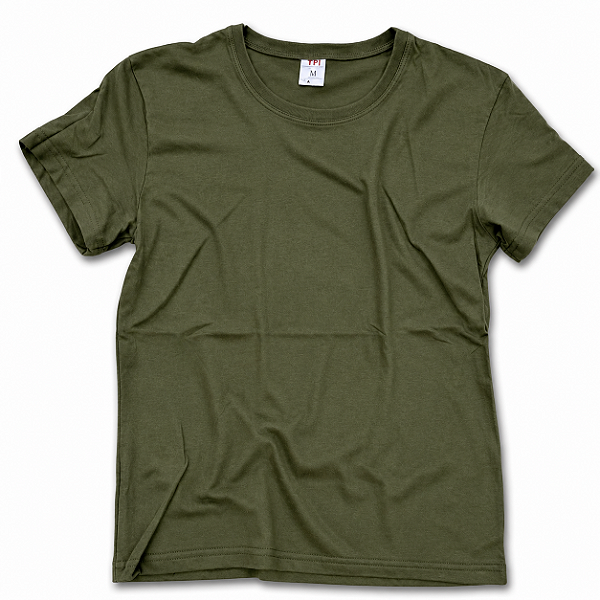 Baby Look Algodão Verde Militar