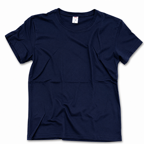 Baby Look Algodão Azul Marinho