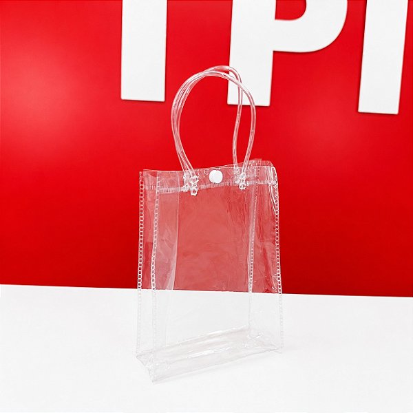 Sacola Transparente Média Plástico Cristal