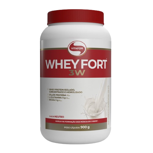 Whey Fort 3W Neutro 900g