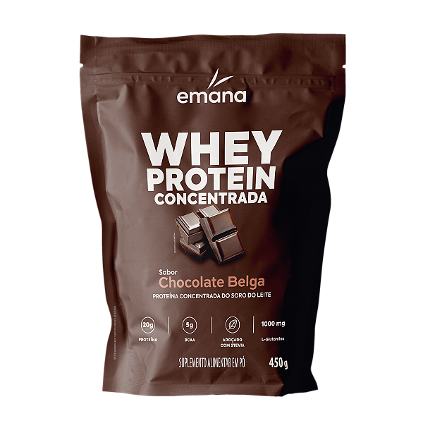 Whey Protein Concentrado Chocolate Belga 450g