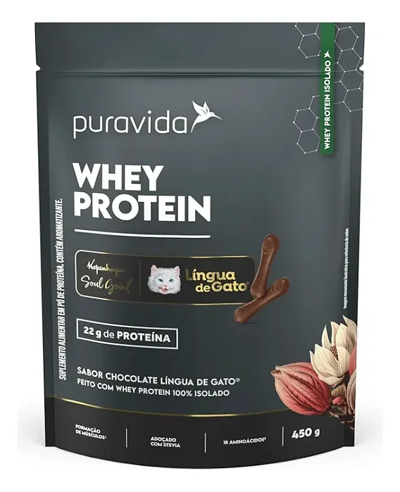 Whey Protein Isolado Sabor Língua de Gato
