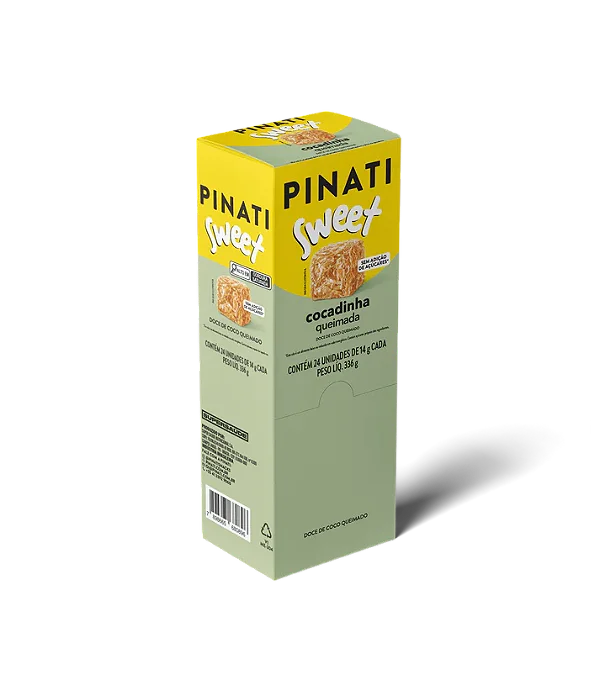 Sweet Cocadinha Queimada 14g - Display com 24un