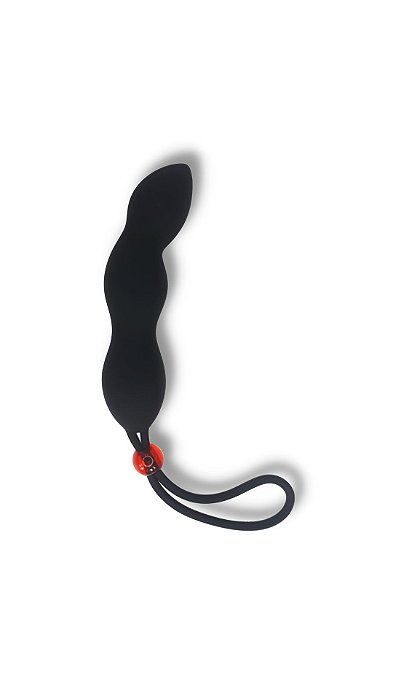 Plug Anal Silicone com Anel Peniano