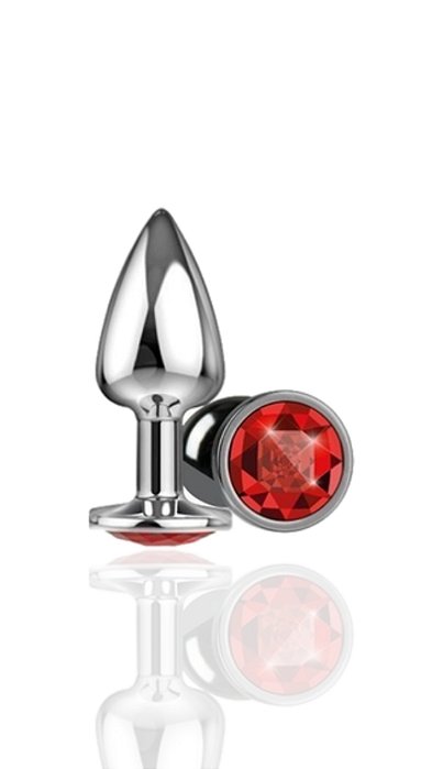 Plug Silver Metal P | Joia Vermelha