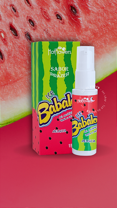 Babaloo Ice Melancia | Vibrador Líquido Beijável