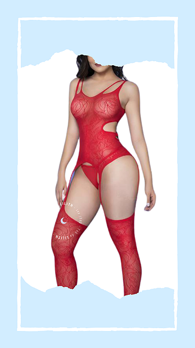 Macacão Vermelho com Liga Yaffa