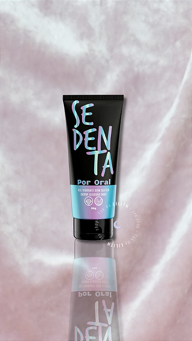 Sedenta por Oral Algodão Doce | Vibrador Líquido com Glitter