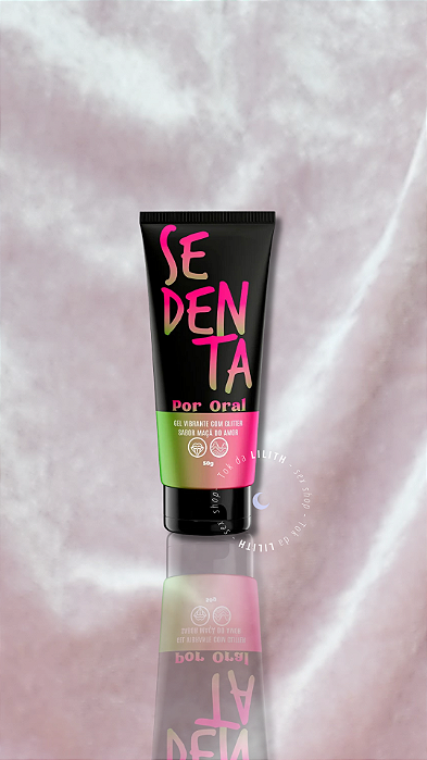 Sedenta por Oral Maçã do Amor | Vibrador Líquido com Glitter