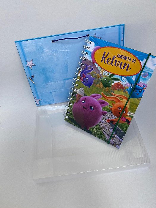 Caderneta de Vacina com Elástico + Pasta Plástica Personalizada