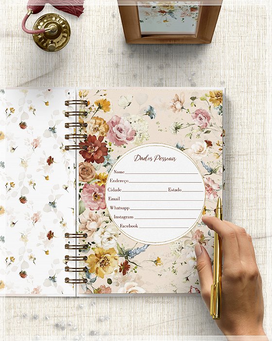Agenda Personalizada Garden