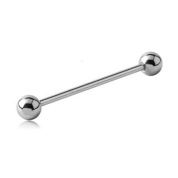 Transversal Liso | Titânio | Piercing de Orelha