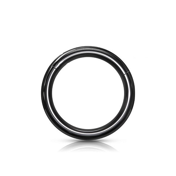 Segmento Liso | PVD Black | Piercing de Argola