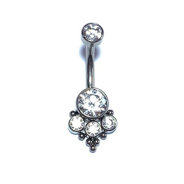 Piercing Umbigo Dog Feet | Titânio