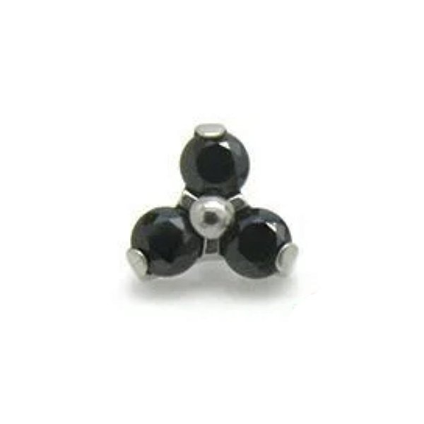 Joia Labret Trinity Opala | Titânio | Piercing de Orelha