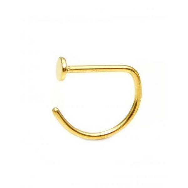Piercing D-Ring | Ouro18K | Piercing de Nariz