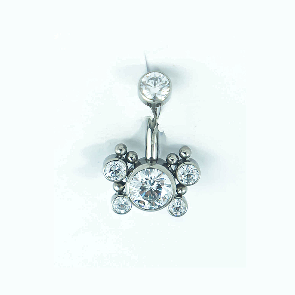 Piercing Umbigo Detalhado | Titânio