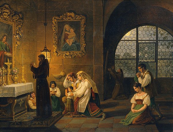 Interior de uma igreja italiana
