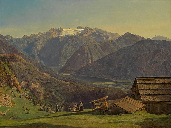 Vista da Montanha Dachsteins