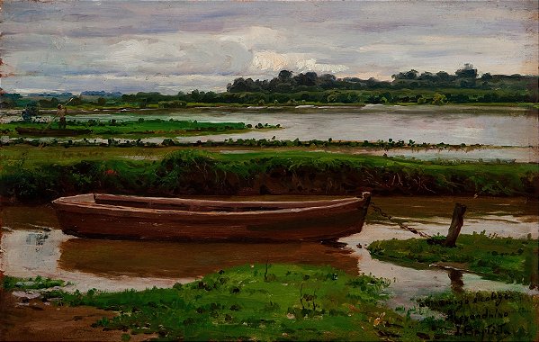 Paisagem com barco