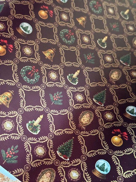 Papel de embrulho natalino