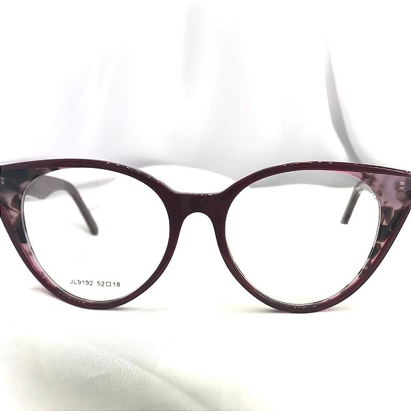 Armação Feminina Acetato Gatinho-5639A-