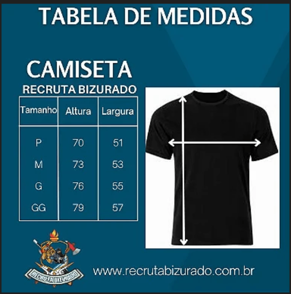 Camiseta Algodão  PMBA