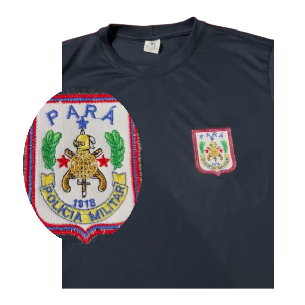 Camiseta Aluno PMPA Azul Petróleo