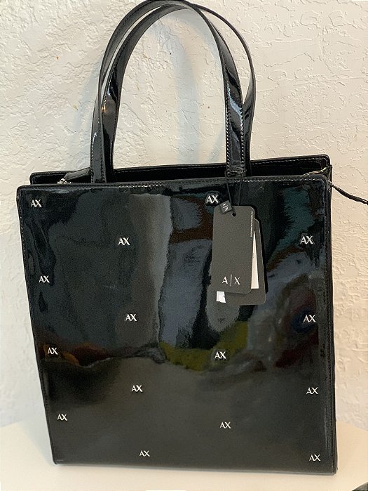 armani patent bolsa
