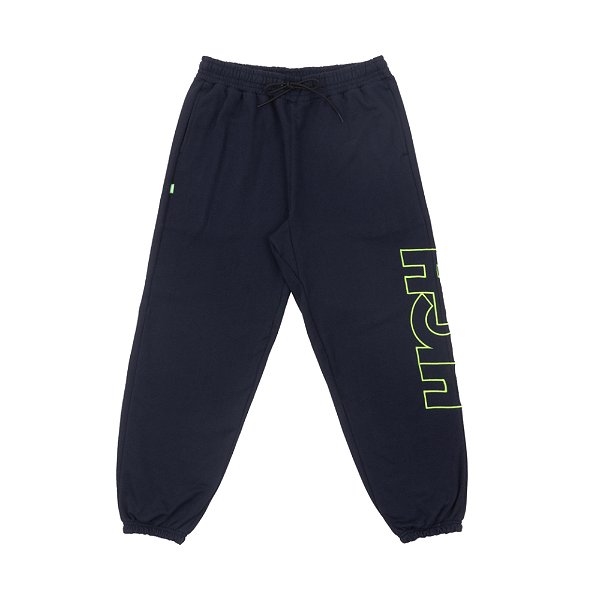 Calça High Sweatpants Outline Logo Navy - Street Wear Company