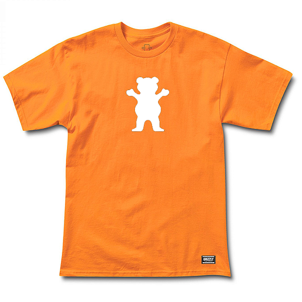 Camiseta Grizzly Og Bear Orange Street Wear Company