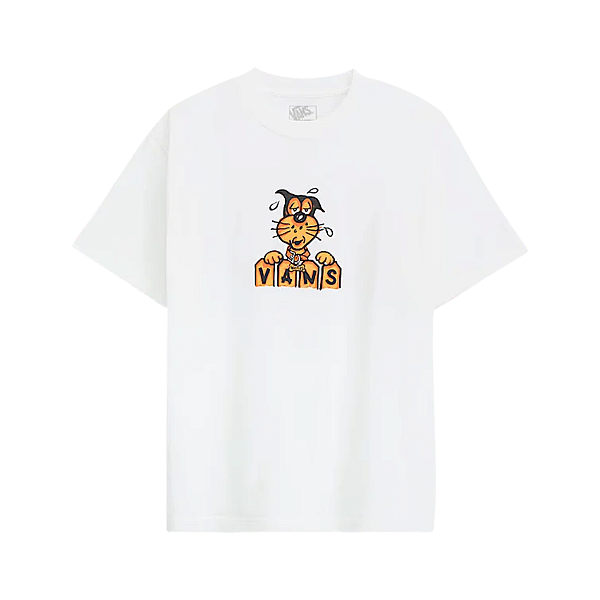 Camiseta Vans Waffles The Dog White