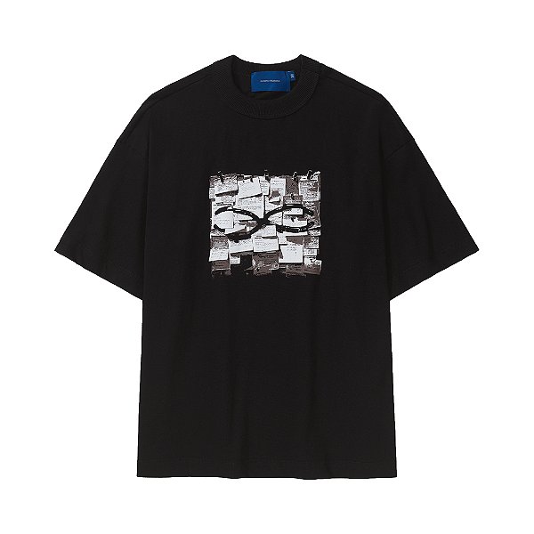 Camiseta Quadro Creations QC Notes Boxy Black