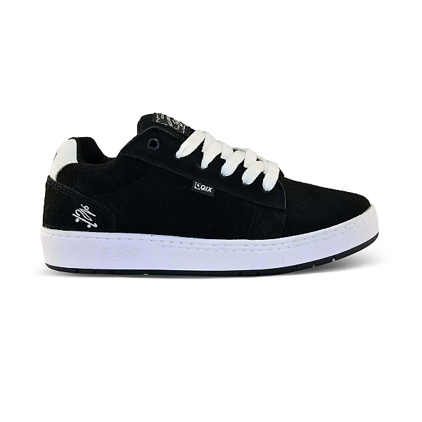 Tênis Qix Chorão Allan Mesquita Preto/Branco