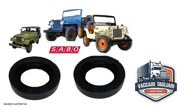 Retentor Redução Tração Jeep Willys Rural F-75 Sabo - Par