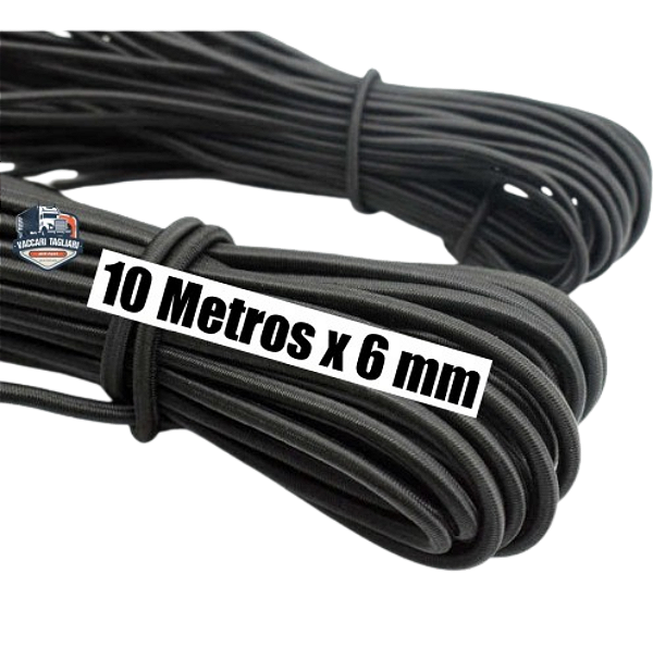 Elastico 6mm 10 Metros Corda Roliço