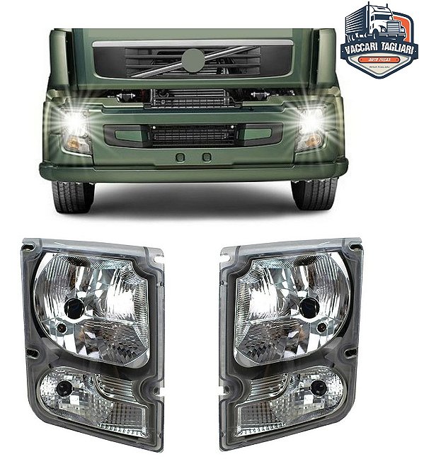 Par Farol Volvo Vm Caminhão 2006 Á 2013