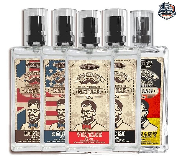 KIT AROMATIZANTE NATUAR MEN AMERICA 45 ML