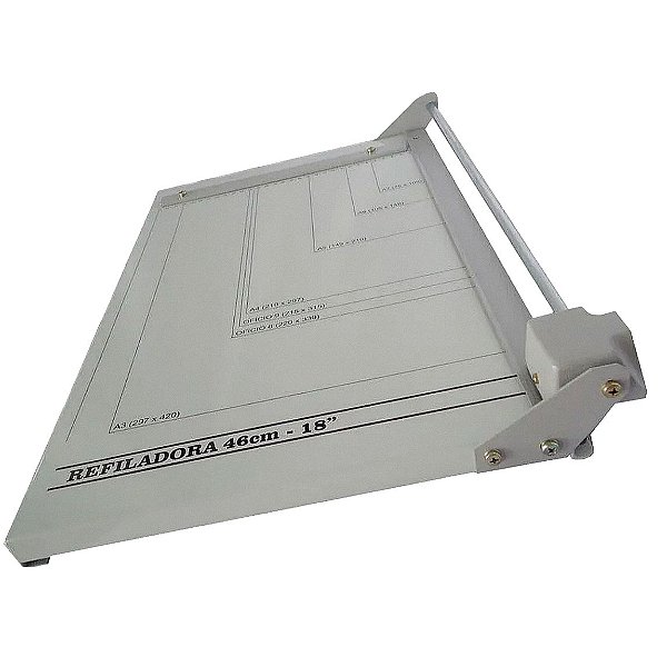 DA36 - Refiladora manual de papel 36 cm A4 e ofício em aço 5 folhas