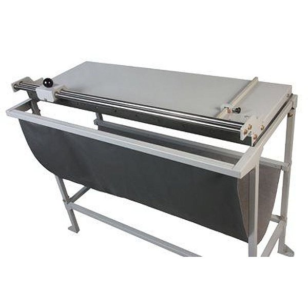 Refiladora duplo eixo 106 cm com mesa para papel, lona e vinil adesivo
